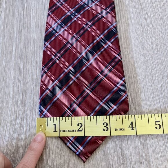 Chaps 4" Necktie - Red/Blue - Picture 2 of 4